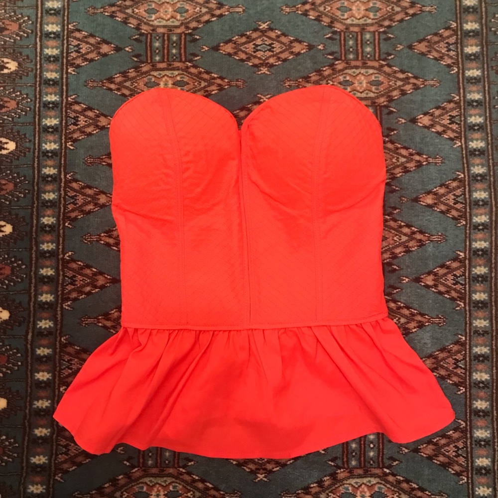 Charlotte Russe Red Bustier